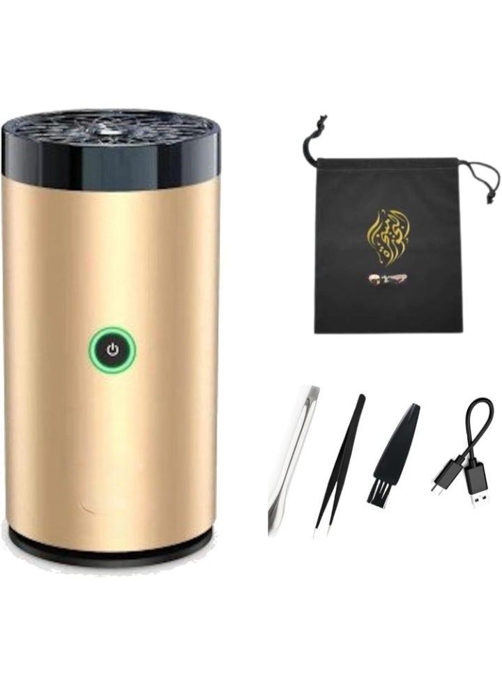ريبنيو مبخرة عطرية إلكترونية عربية للمنزل والسيارة، قابلة لإعادة الشحن بمنفذ USB من النوع C، كهربائية محمولة - Image 1