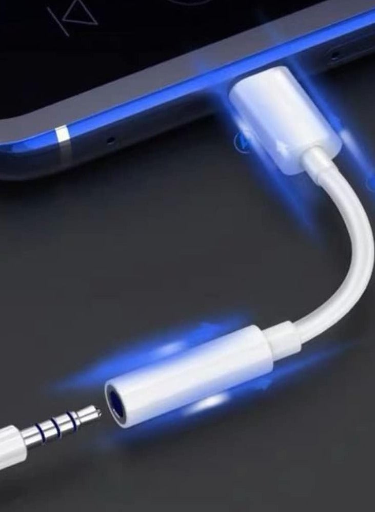 محول سماعة رأس USB من النوع C إلى مقبس سماعة رأس أنثى مقاس 3.5 مم، كابل صوت AUX من النوع C إلى محول صوت مقاس 3.5 مم متوافق مع Samsung Galaxy S22 S21 S20 Ultra وS10 S9 Plus وNote 20 10 وiPad Pro وMacBook - Image 3