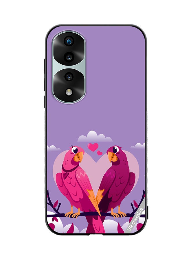 VR CREATIVE Protective Case Cover For Honor 70 Pro plus Love Birds Design Multicolour - Image 1
