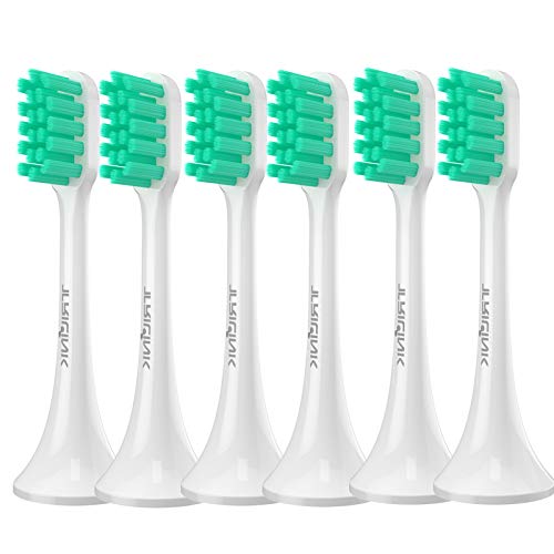 TriLink Replacement Toothbrush Heads Compatible with Xiaomi Mijia/Mi Home T300 T500 T700 Series Sonic Electric Brush Handles(6-Pack) - Image 1
