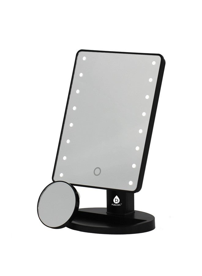 Pursonic Led Lighted Vanity Mirrornatural Bright Light Makeup Mirror With Detachable 5X Mirror - Image 3