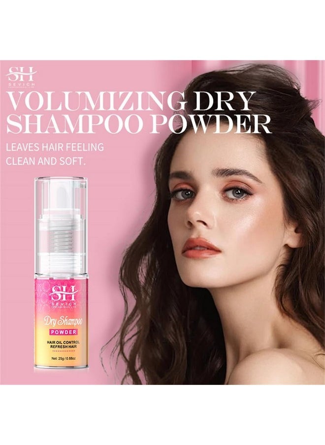 Sevich SEVICH Dry Shampoo Powder Spray, Oil Absorbing, Volumizing, Fresh Scent for All Hair Types, Powder Dry Shampoo for Women Dark & Light hair, No Water Needed, Small Size Suitable for Travel, 25G  - Image 2