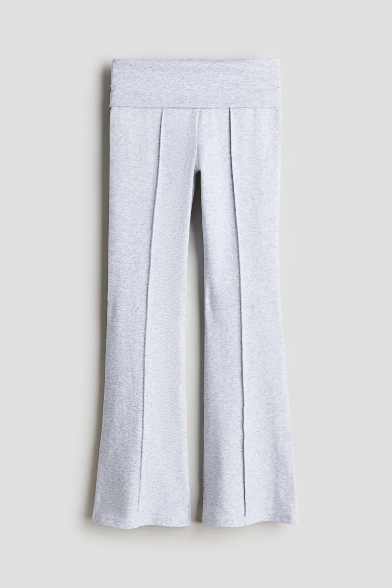 اتش اند ام لغينغز بخصر مطوي وحافة واسعة