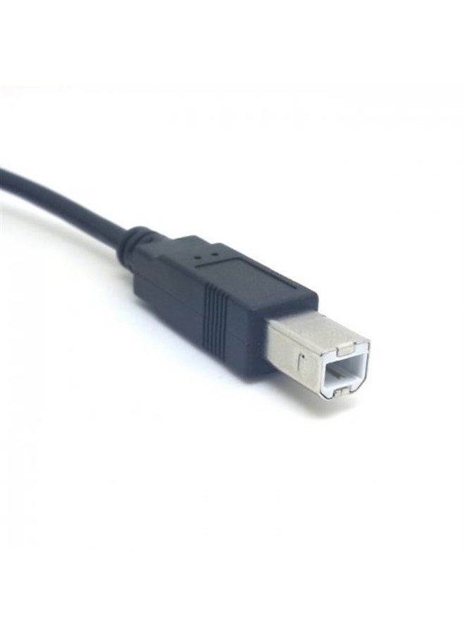Cablecc Dual USB 2.0 Male to Standard B Male Y Cable 80cm for Printer & Scanner & External Hard Disk Drive - Image 2