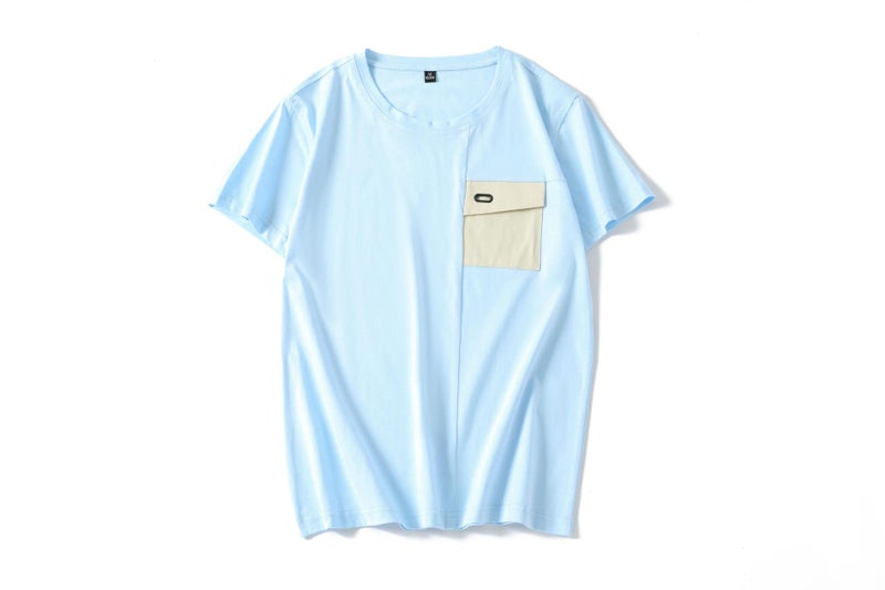 High Quality Men's Short-sleeved T-shirt Summer New Men's Casual Loose Large Size Cotton T-shirt Fashionable Wear Men's Non-ironing T-shirt - Image 1