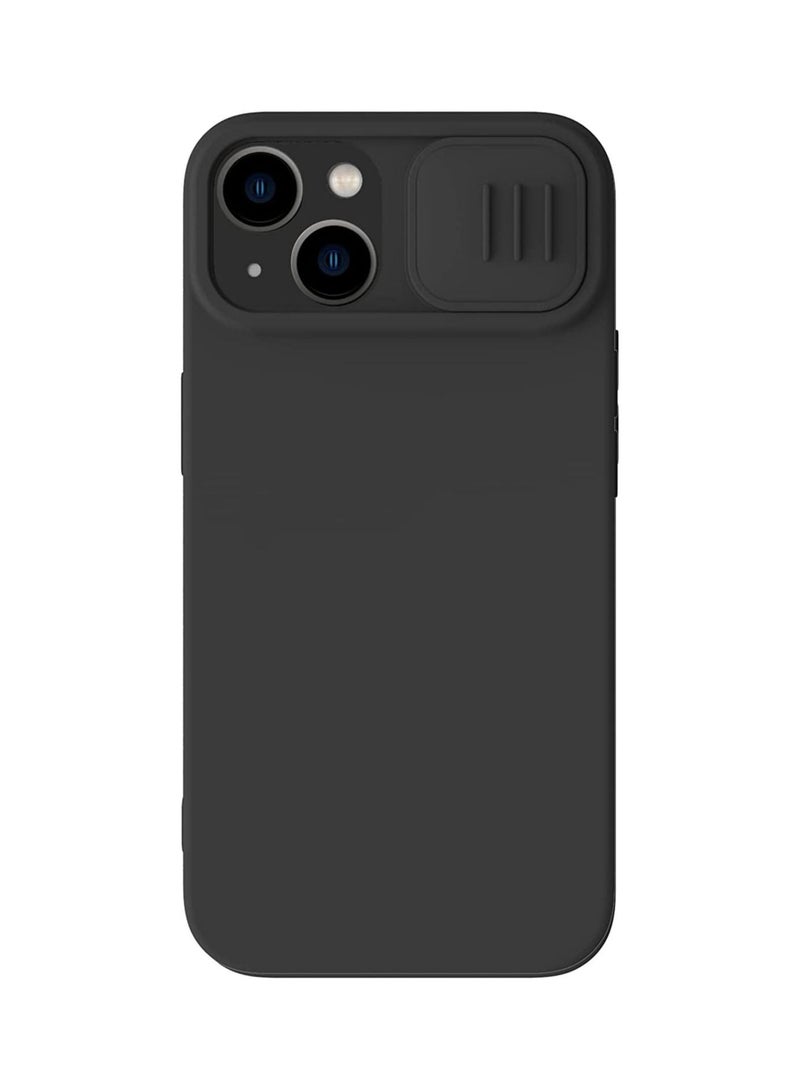 Nillkin CamShield Silky Magnetic Silicone Case For iphone 14 - Black - Image 1