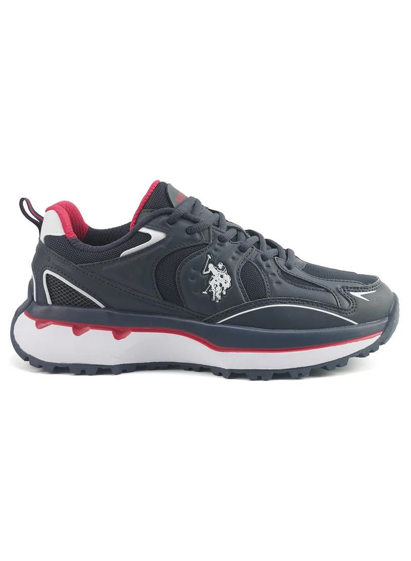 Men's Navy Sneakers with Bold Side Logo – Sporty Design for Effortless Everyday Styling