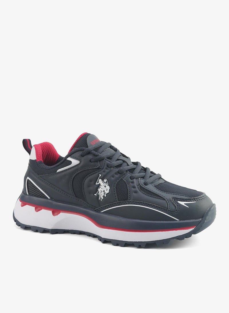 U.S. Polo Assn. Men's Navy Sneakers with Bold Side Logo Shoes - Sporty Design Shoes for Effortless Everyday Styling - Image 3