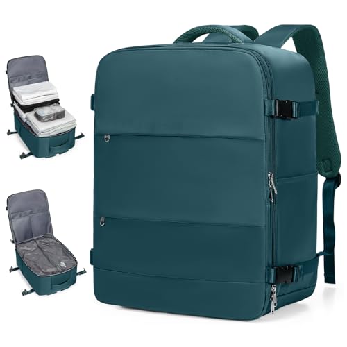 coofay Large Vacuum Backpack Travel with Pump Vacpack Travel Backpack with Vacuum System Compression Backpacks for Travel Easy Vac Pack Carry on Luggage - Image 1
