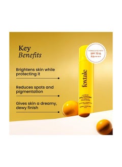 foxtale Foxtale Niacinamide Dewy Sunscreen SPF 70 PA++++ | No White Cast | Non Greasy | Anti-Tan Formula | For Spot Depigmentation | Men & Women | 50 ml  - Image 2