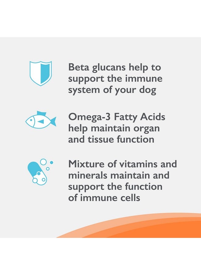 Nutramax Laboratories Nutramax Laboratories Nutramax Imuquin Immune Health Supplement Powder for Dogs, with Beta Glucans, Marine Lipids, Vitamins and Minerals, 30 Packets, Updated Version  - Image 3