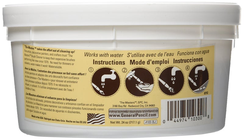 General's General Pencil 103-BJ The Masters Brush Cleaner and Preserver Tub, 24-Ounce - Image 2