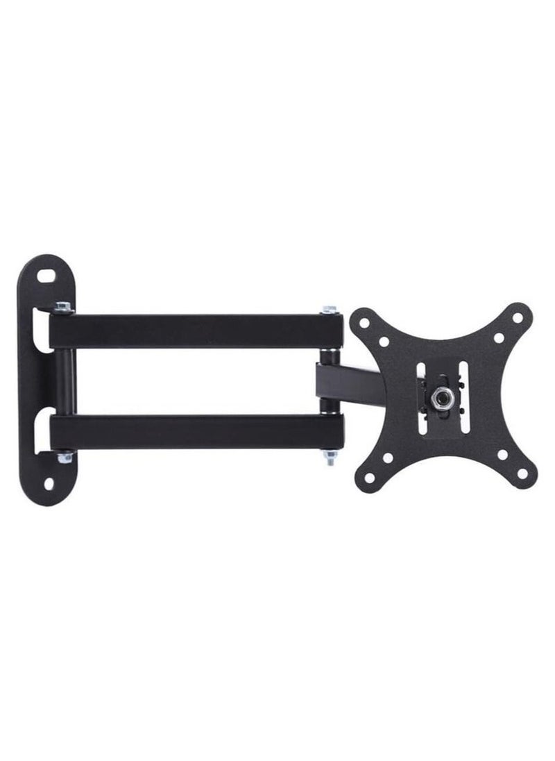 ELTRAZONE Telescopic TV Bracket, LCD LED TV PC Monitor Wall Mount Bracket, Folding Shelf Bracket, Adjustment Heavy Duty Corner Tilt Swivel Holder Shelves Support, TV Stand Rack Suitable for Size 10-27inch  - Image 1