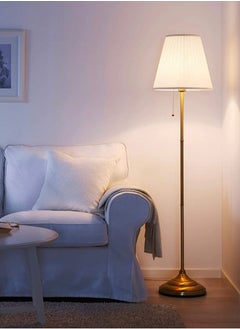 alimforyou Long gold floor lamp Gold 155 cm  - Image 1