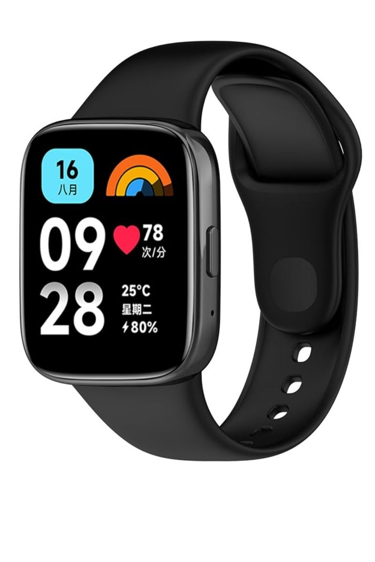Silicone Strap Compatible with Redmi Watch3 Lite/Redmi Watch 3 Active, Replacement Watch Strap, Quick Change Wristband for Redmi Watch3 Lite/Redmi Watch 3 Active - Image 4