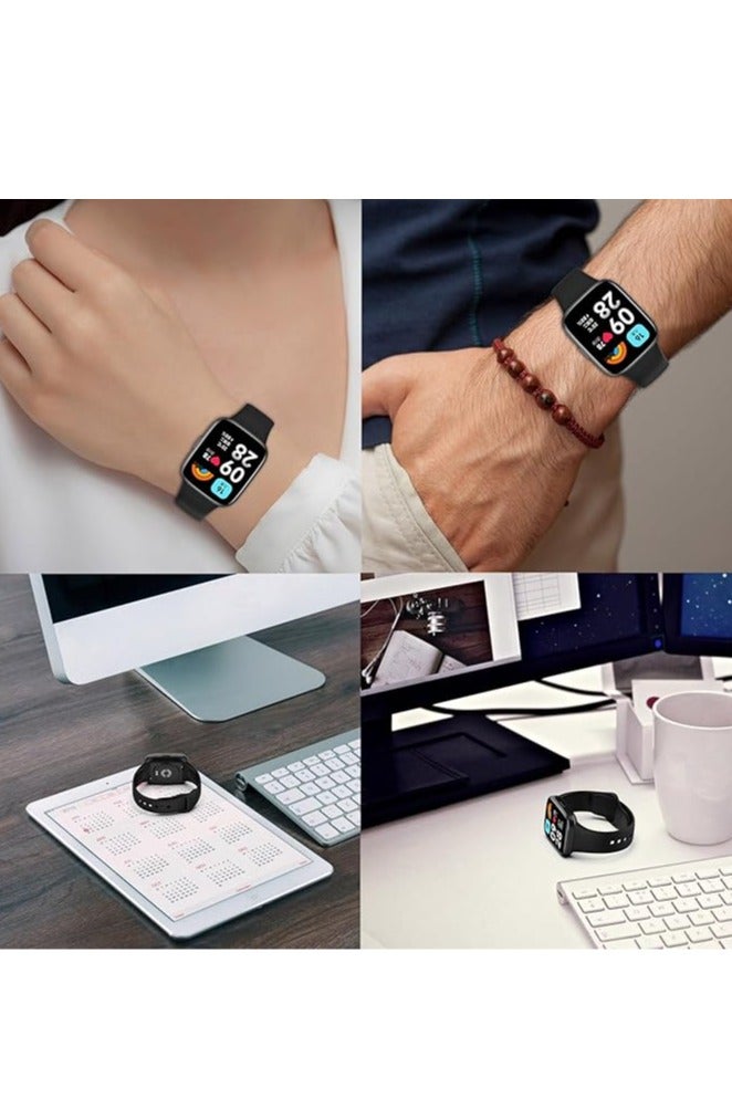 Silicone Strap Compatible with Redmi Watch3 Lite/Redmi Watch 3 Active, Replacement Watch Strap, Quick Change Wristband for Redmi Watch3 Lite/Redmi Watch 3 Active - Image 5