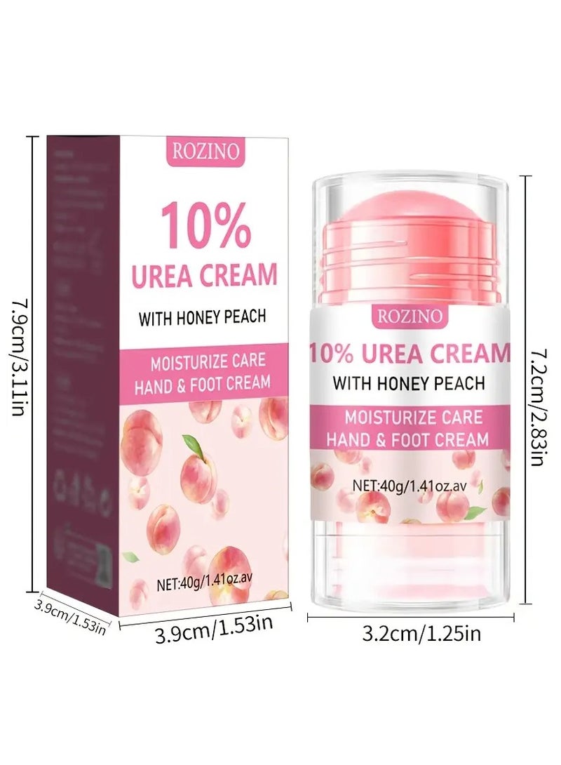 Rozino Urea Hand & Foot Cream Stick - 41.1g, Hydrating & Moisturizing with Salicylic Acid and Coconut Oil, Long-Lasting Fragrance, Hypoallergenic for All Skin Types - Image 3