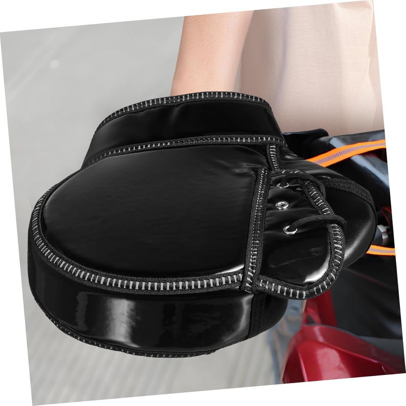 Gatuida 1pair Windproof Handlebar Muffs for Motorcycles and Scooters Insulated Hand Gloves Easy to Install Weatherproof for Cold Weather Riding - Image 5