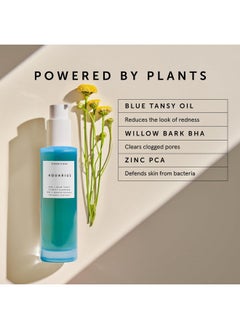HERBIVORE HERBIVORE Aquarius BHA + Blue Tansy Clarity Cleanser - Deep Cleansing, Gentle Exfoliation for Oily-Combination Skin, Plant-Based, Vegan, Cruelty-free, 3.3 oz  - Image 2