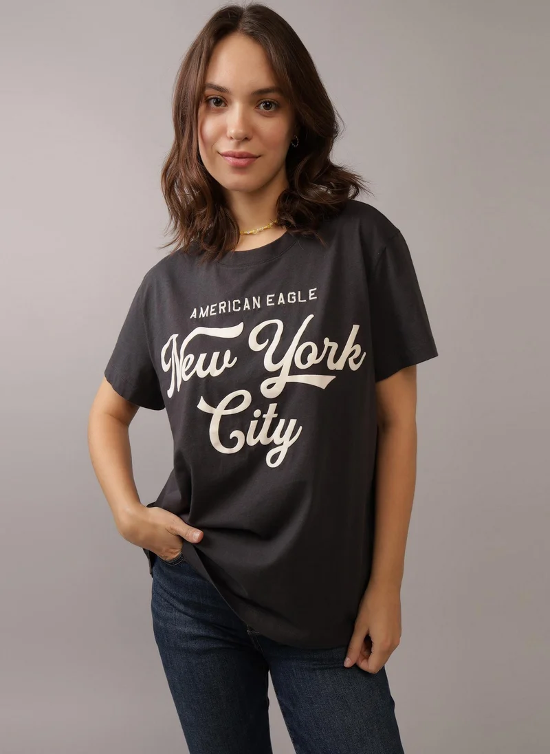 American Eagle Logo Crew Neck T-Shirt