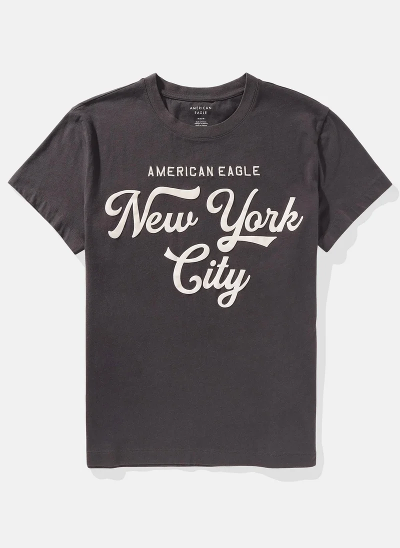 American Eagle Logo Crew Neck T-Shirt
