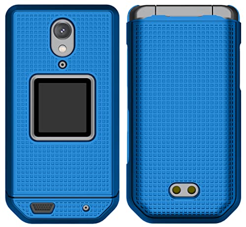 Nakedcellphone غطاء هاتف نيكيدسيلفون لهاتف CAT S22 القابل للطي، غلاف صلب نحيف - أزرق كوبالت - Image 2