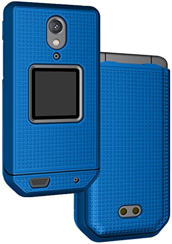 Nakedcellphone غطاء هاتف نيكيدسيلفون لهاتف CAT S22 القابل للطي، غلاف صلب نحيف - أزرق كوبالت - Image 1