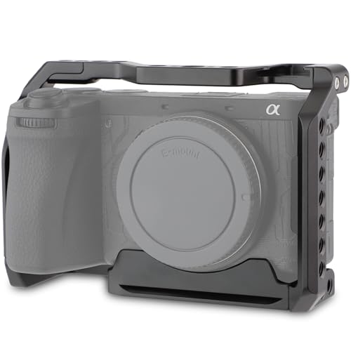 Leftfoto A6700 Camera Cage with Arca Base & Built-in Quick Release Plate for Sony a6700 - Durable Protective Frame Rig with ARRI Threads for Arca-Type Mounting. - Image 1