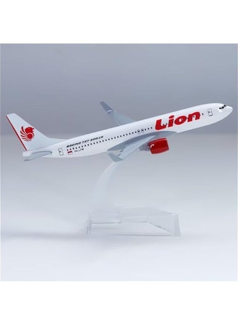 1/246 Boeing 16cm Aircraft Model B737 red Lion Air Metal die-Casting Static Collection and Display Gift