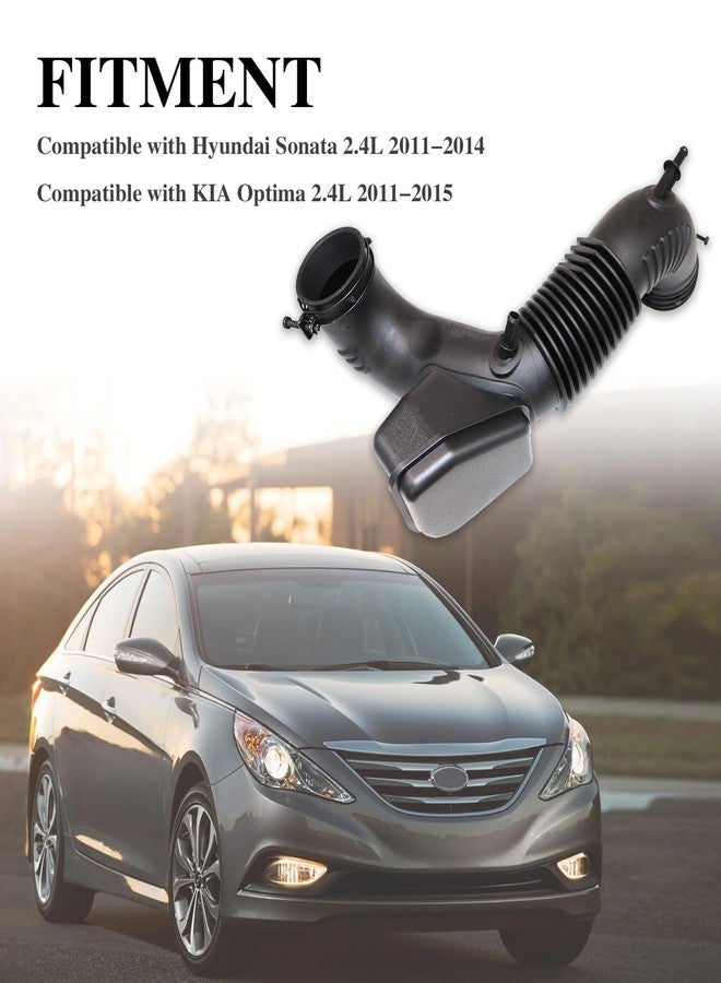 FZJDSD 1PC Air Cleaner Intake Tube Hose 28130-3S160 281303S160 Compatible with Hyundai Sonata 2.4L 2011-2014 Compatible with KIA Optima 2.4L 2011 2012 2013 2014 2015 - Image 3