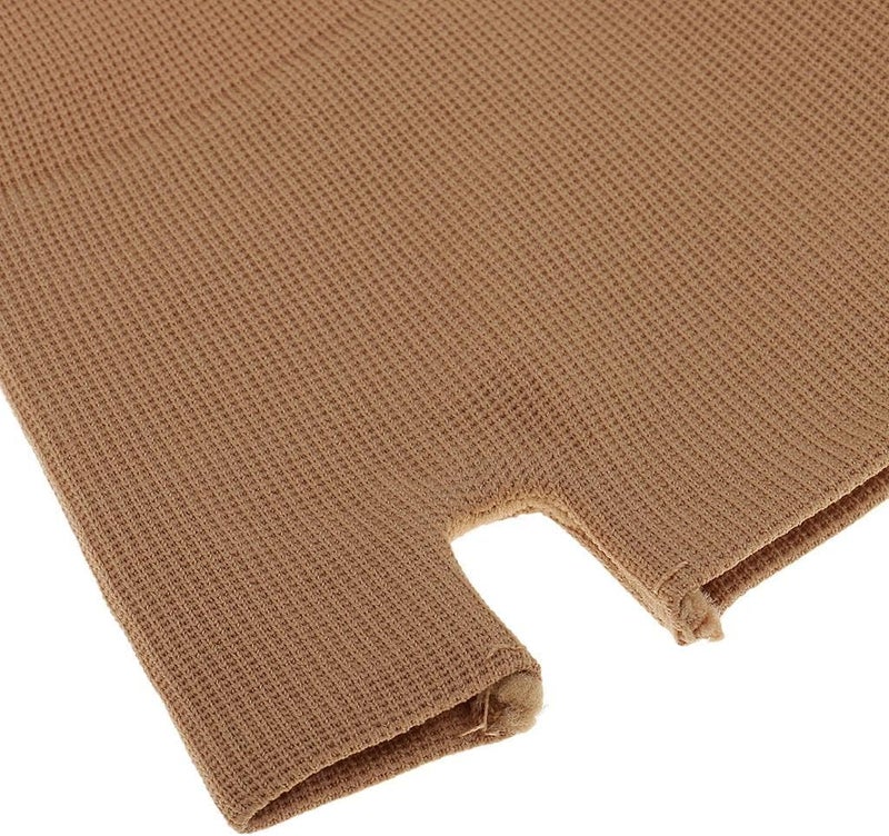 klarako 1 Pair Womens Mens Fingerless Compression Gloves Hand Wrist Support Joint Pain Relief/Enhance Circulation  S M L XL  Black/Skin Color - Image 2