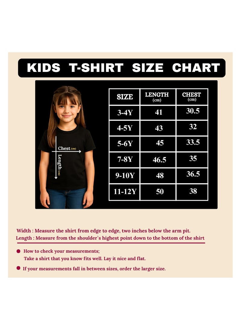Christmas Initial Letter Printed Kids T-Shirts For Girls-Fun And Festive Holiday Gift For Your Little Guy-Gifts For Friends And Family - Image 2