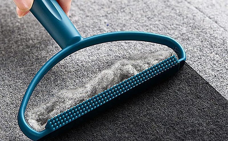 PRO ROOP Portable Lint Remover at HomeUse for Removing Lint Dust in Furniture and Wool Clothes Sweater CarpetWoolen Fabrics Brush Sticky Lint Roller with Long Handlelint RemoverBlue - Image 3