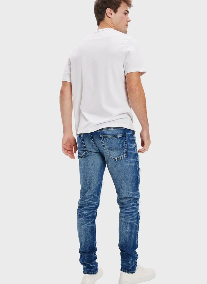امريكان ايجل Distressed Skinny Fit Jeans