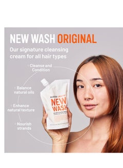 Hairstory Hairstory New Wash Original with Scalp Brush, Cleansing Cream for All Hair Types, Shampoo & Conditioner Alternative, Promotes Scalp Health, Nourishes & Protects, 8oz  - Image 4