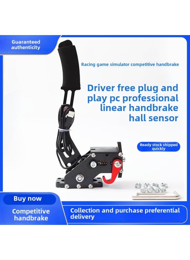 Generic - Applicable Dust Racing Plan G27 Speed Magic Game G29 Racing Simulator USB Drive-free Game Handbrake-Product Color:Hb02 Blue Tableless Fixed Clamp - Image 1