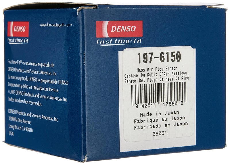 Denso 197-6150 Mass Air Flow Sensor , Black - Image 5