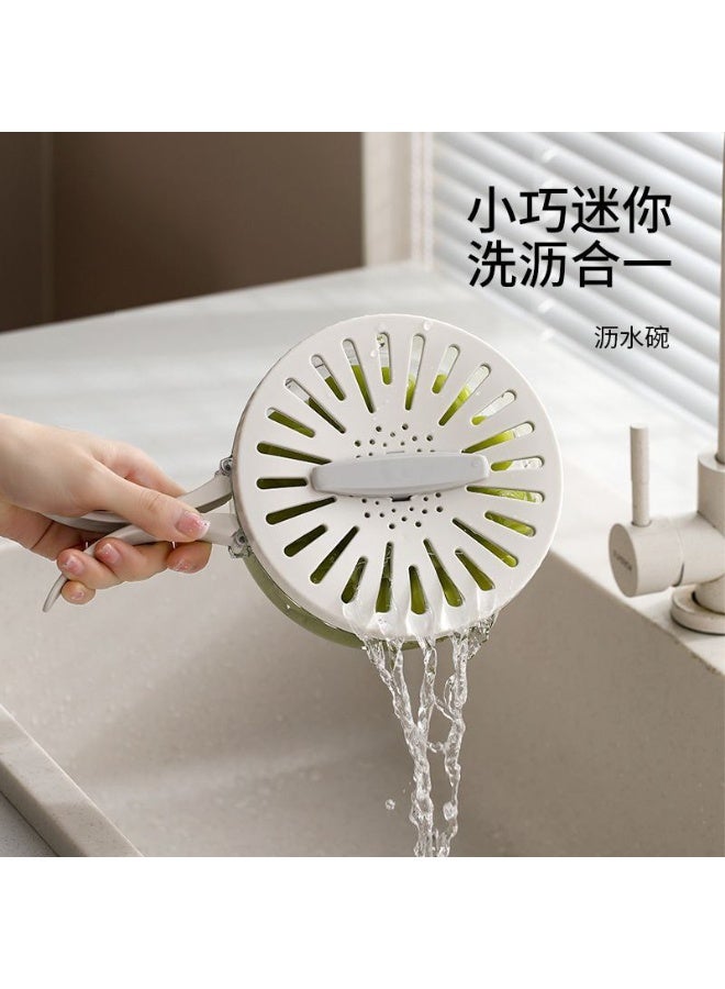 مصفاة مطبخ متعددة الاستخدامات مع غطاء محكم وإمكانية تصفية سهلة – لتصفية الخضار والفواكه بسرعة - Image 3