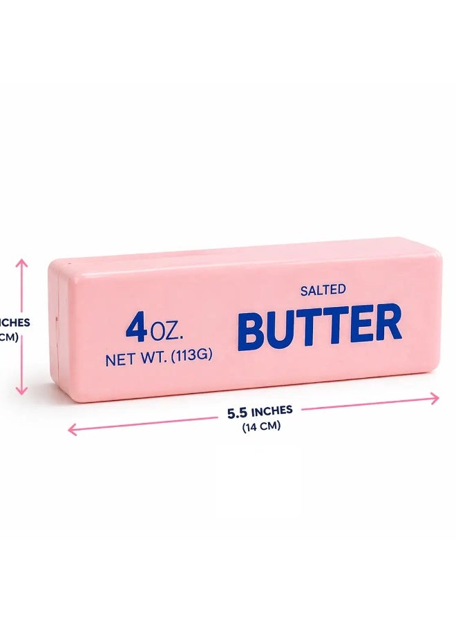 Butter Squishy Slow Rising Stress Relief Toy, 4oz Realistic Salted Butter Squeeze Toy, Soft PU Foam Decompression Fidget Toy for Kids & Adults, Novelty Gag Gift & Desk Companion - Image 3