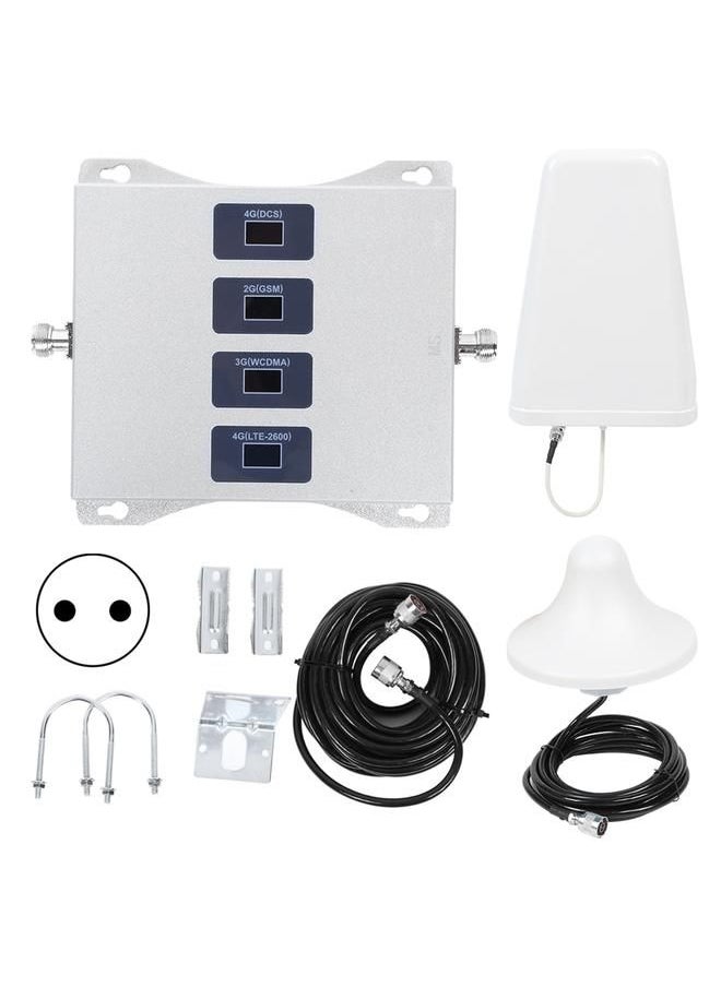 Arabest - GSM 900/DCS 1800/3G 2100/4G 2600MHZ 4 Band Mobile Phone Signal Amplifier Booster With Antenna Kit 100‑240VEU Plug - Image 1