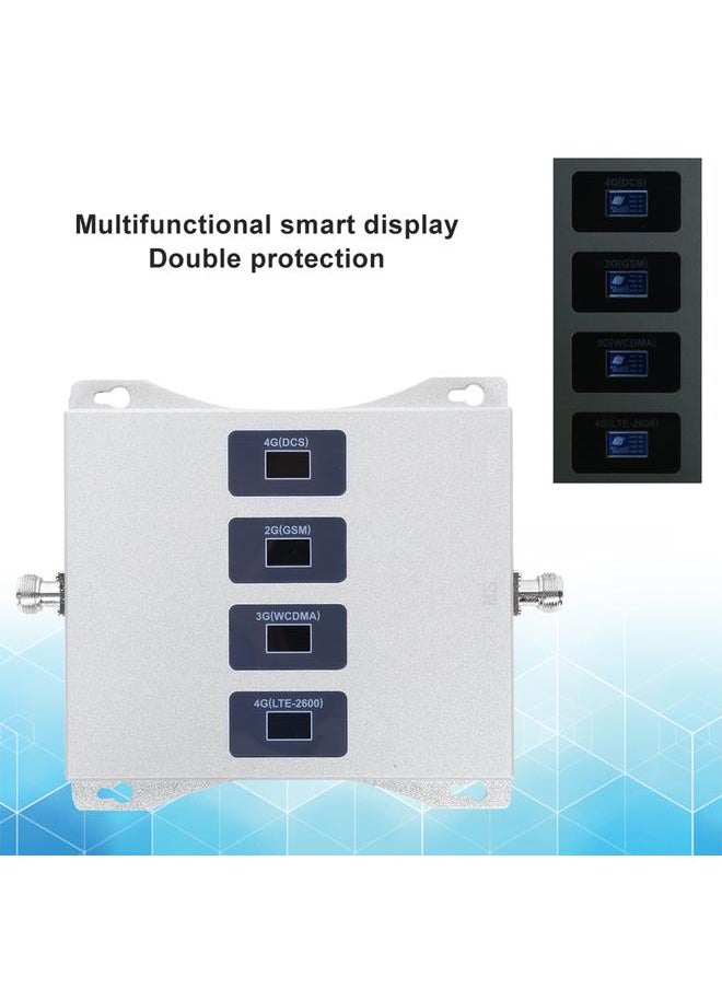 Arabest - GSM 900/DCS 1800/3G 2100/4G 2600MHZ 4 Band Mobile Phone Signal Amplifier Booster With Antenna Kit 100‑240VEU Plug - Image 1