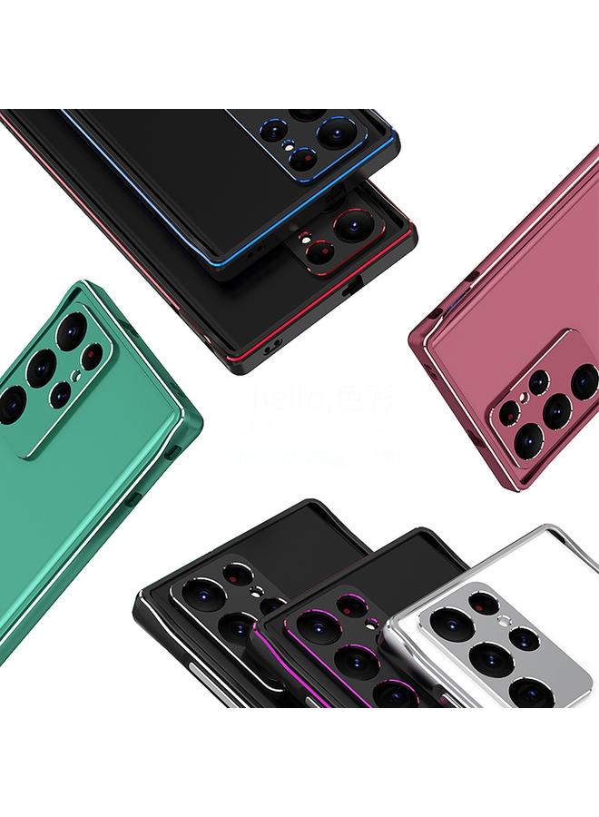 اس-توب جراب لهاتف Samsung Galaxy S22 Ultra Aurora Series واقي عدسة + جراب هاتف واقٍ بإطار معدني - Image 2