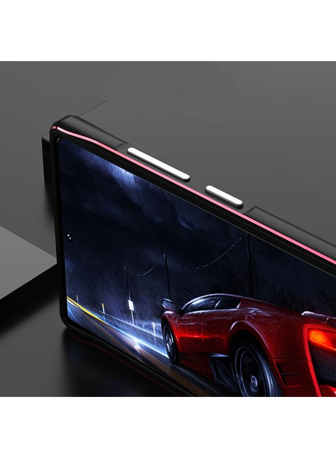 اس-توب جراب لهاتف Samsung Galaxy S22 Ultra Aurora Series واقي عدسة + جراب هاتف واقٍ بإطار معدني - Image 5