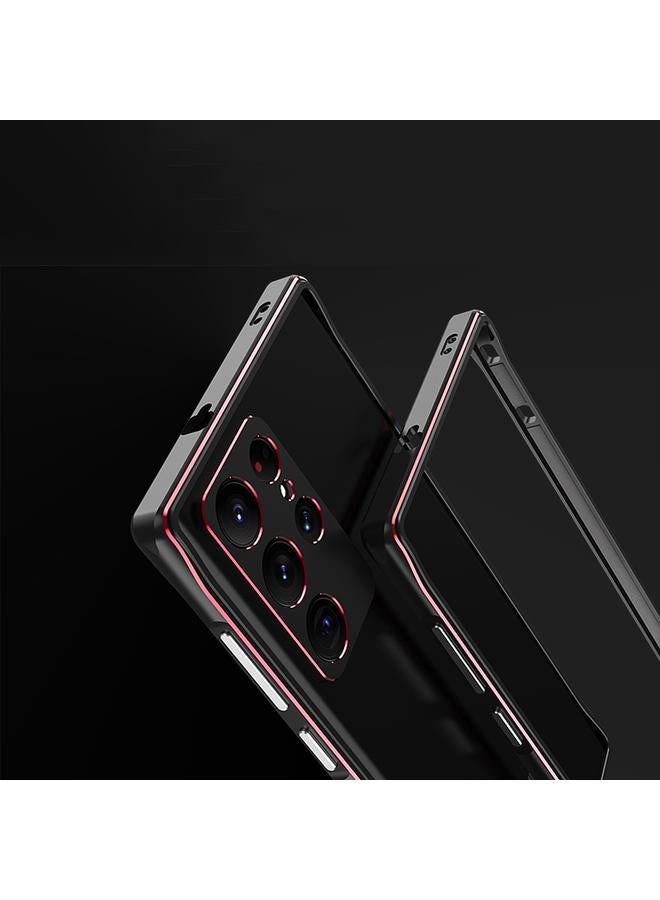 اس-توب جراب لهاتف Samsung Galaxy S22 Ultra Aurora Series واقي عدسة + جراب هاتف واقٍ بإطار معدني - Image 4