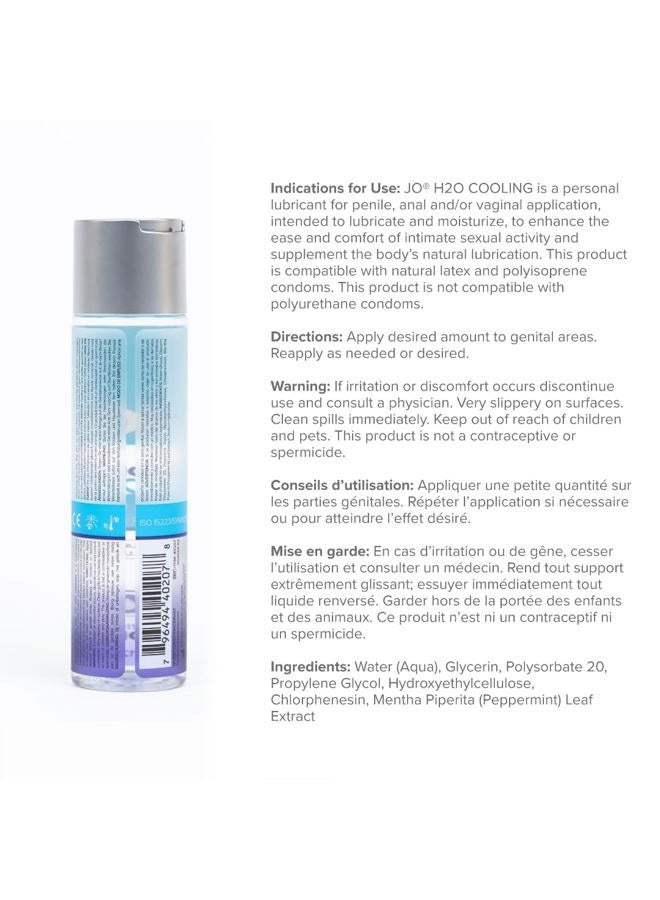 Jo H2O Lubricant - Cooling (4 oz) - Image 2