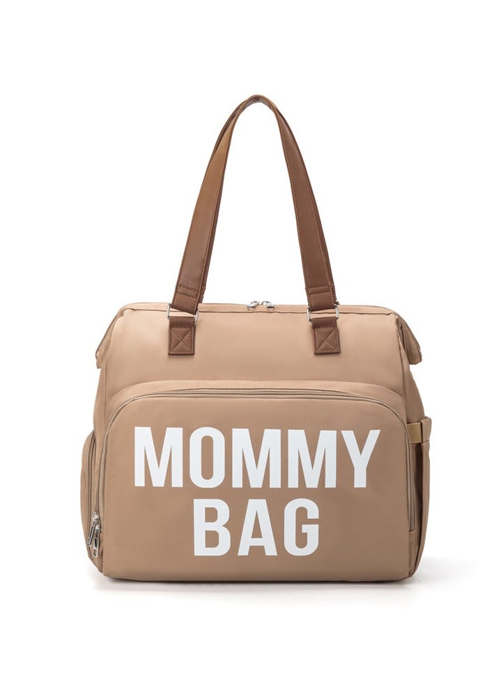 New Large Capacity Multi functional Three purpose Diagonal Cross Insulated Shoulder Bag for Maternity and Baby Postpartum Bag for Mommy Backpack - Image 1
