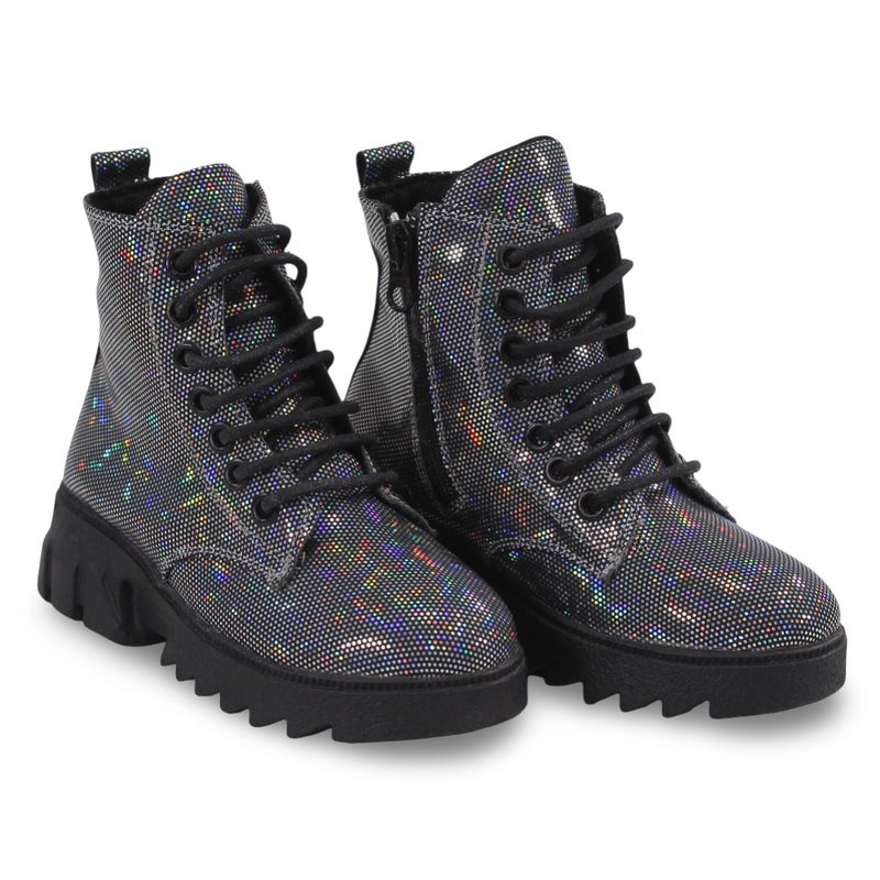 Girls Leather Half Boots - Image 1