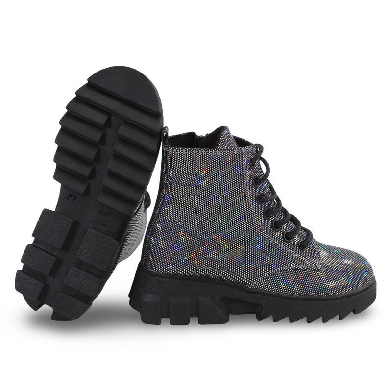 Girls Leather Half Boots - Image 3