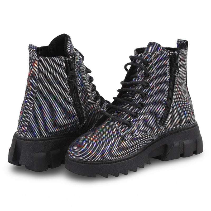 Girls Leather Half Boots - Image 2