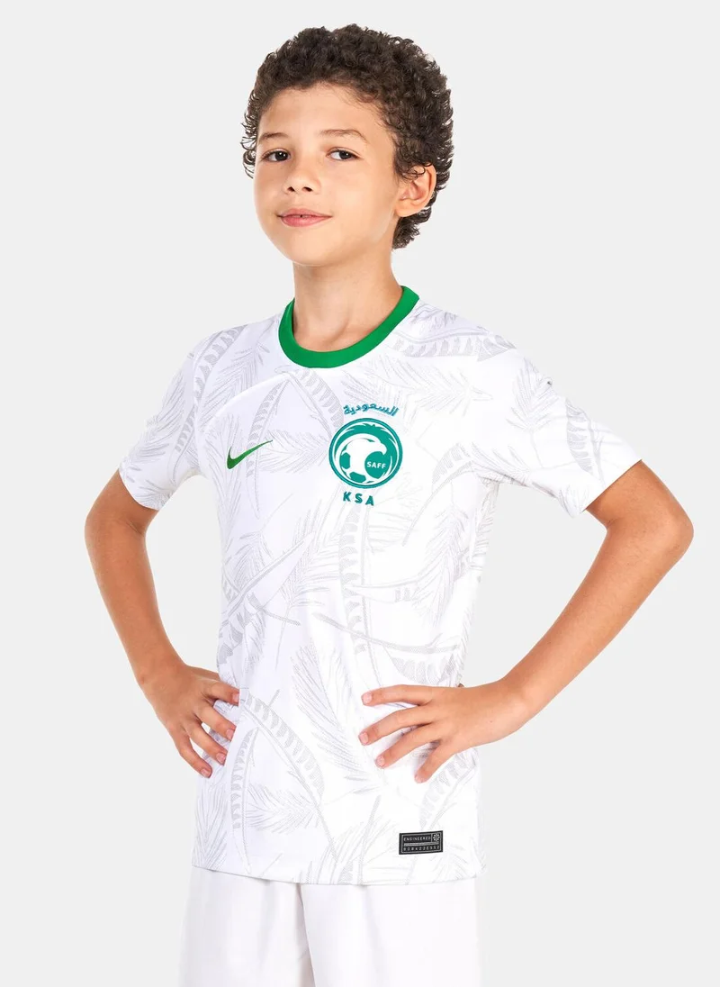 نايكي تيشيرت كرة القدم السعودية الأساسي للاطفال الكبار - 2022/23